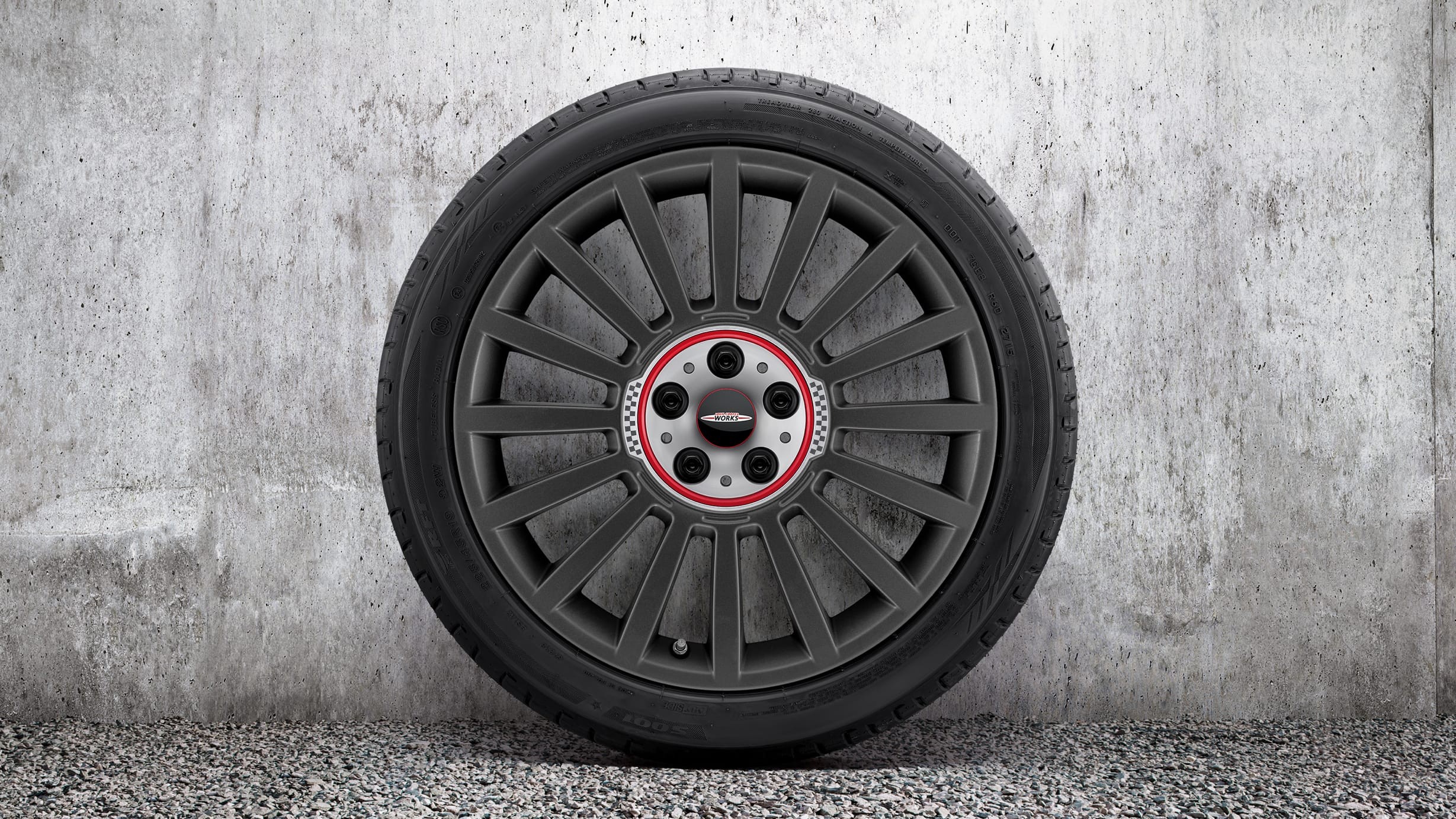 19-дюймові диски JCW Rallye spoke – grey – 536 19-дюймові диски JCW Rallye spoke – grey – 536